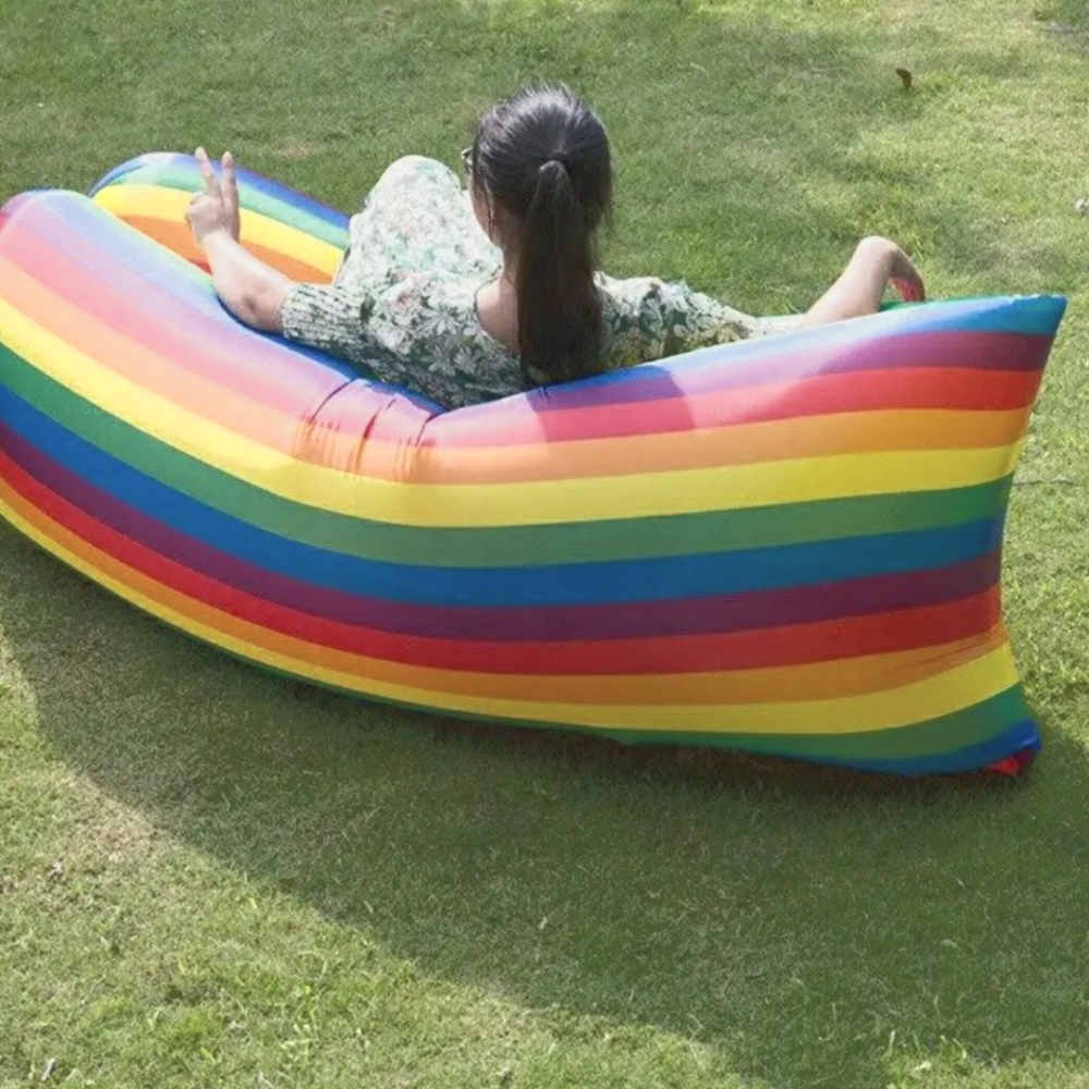 Inflatable outdoor lounger/sofa